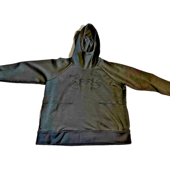 Under Armour Other - Under Armour Coldgear, Youth Fleece Twist Hoodie Long Sleeve Loose Pullover XL